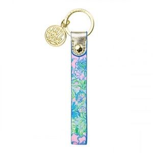 Lilly Pulitzer Party Thyme Strap Keychain